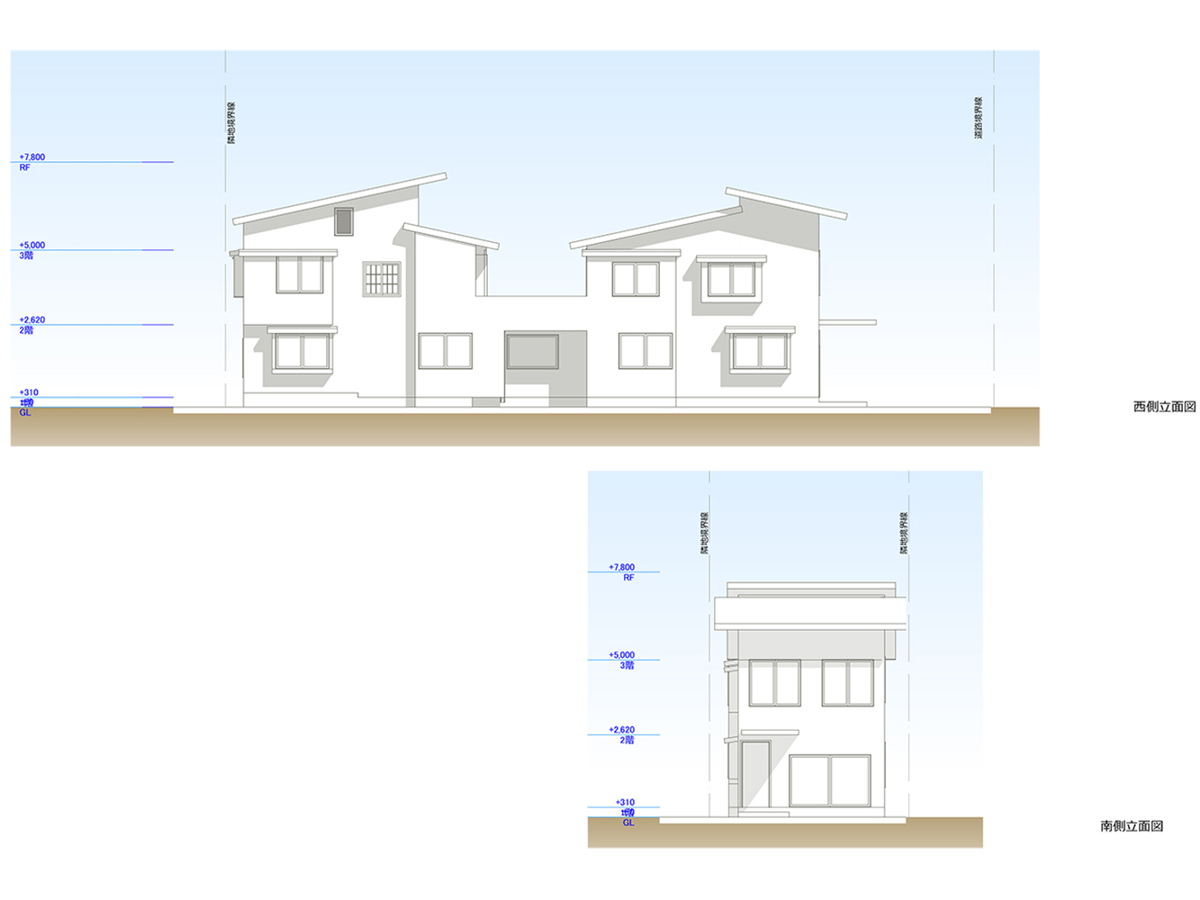 細長い建物の構造を分析し、改修可能な範囲と導線計画を整理。